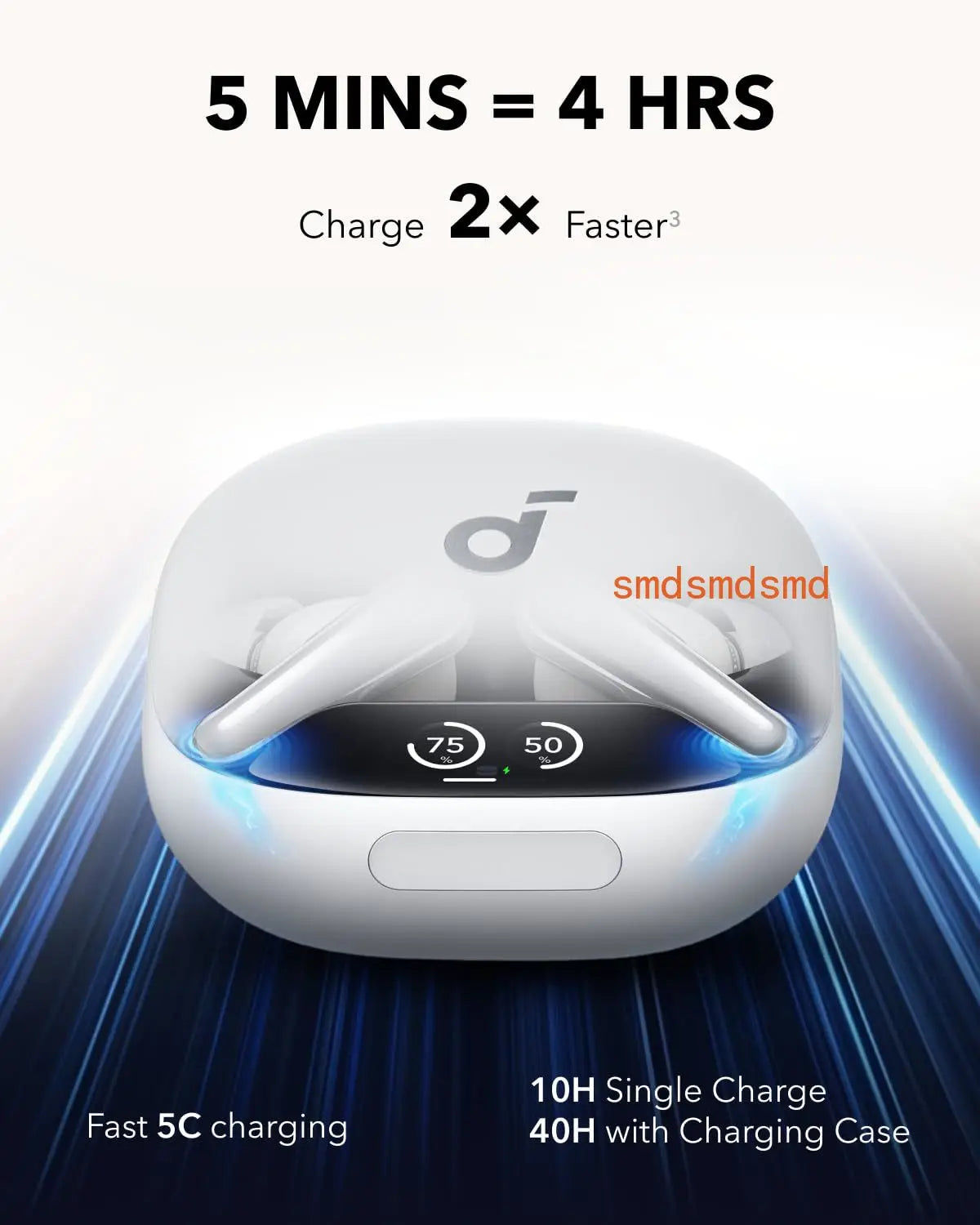 Soundcore Liberty 4 Pro by Anker, Noise Cancelling Wireless Earbuds, 7-Sensor and Real-Time Adaptive Noise Cancelling, A3954