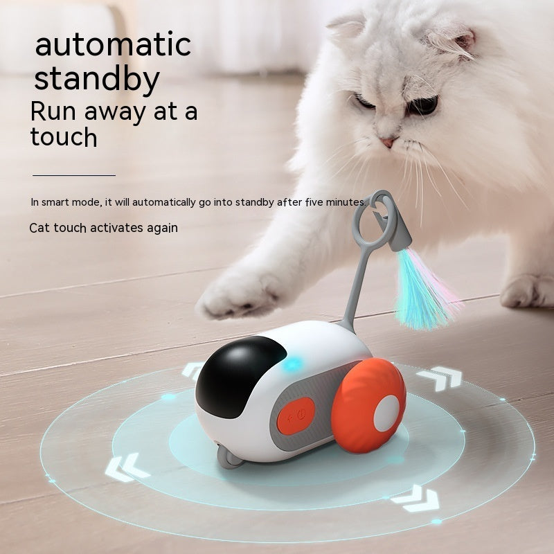 For Pet Remote Control Interactive Cat Car Toy USB Charging Chasing Automatic