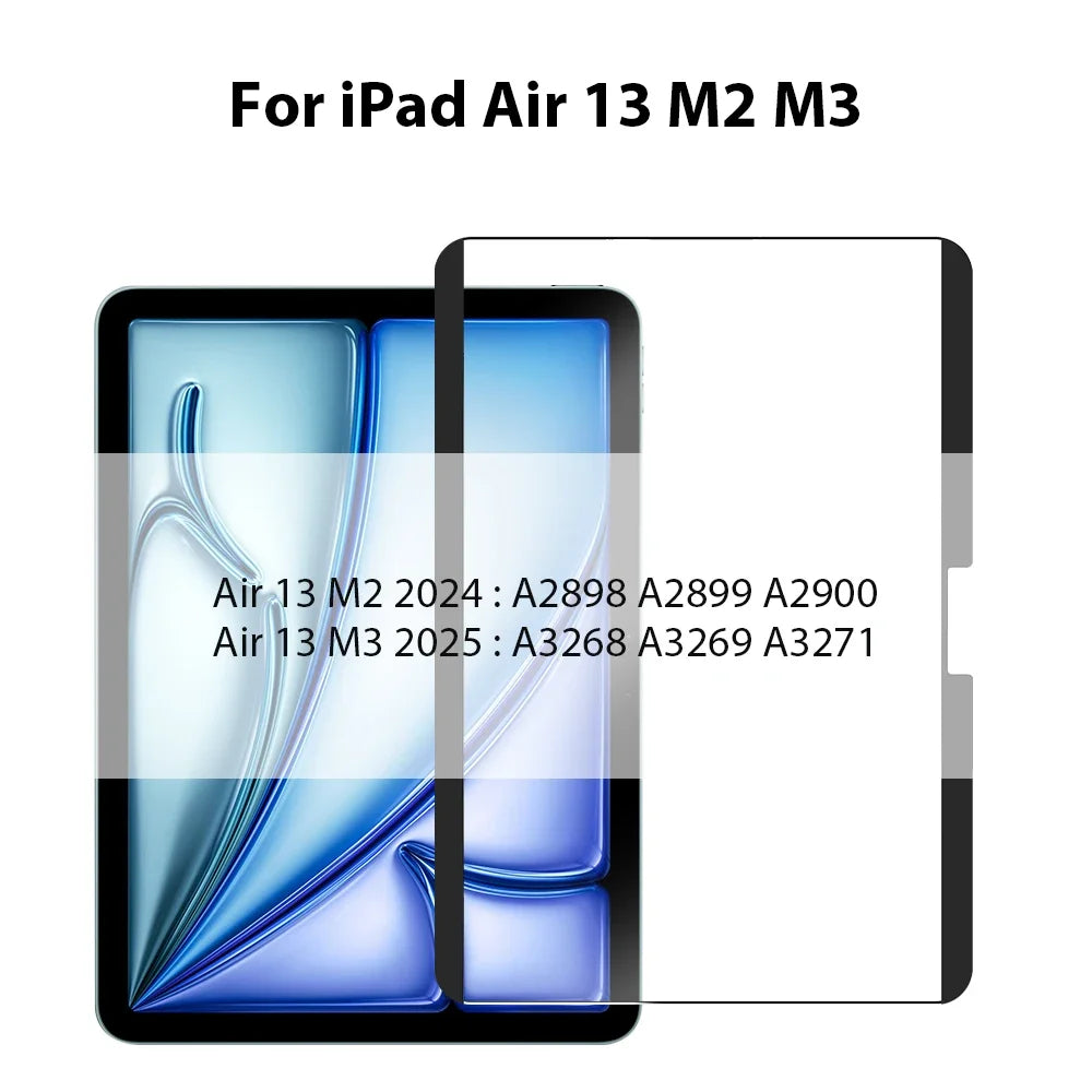 Magnetic Like Paper Film For Ipad Pro 13 M4 12.9 A16 10 9 10th 9th Generation Screen Protector Air 11 M3 M2 5 4 3 2 Mini 7 6 A17