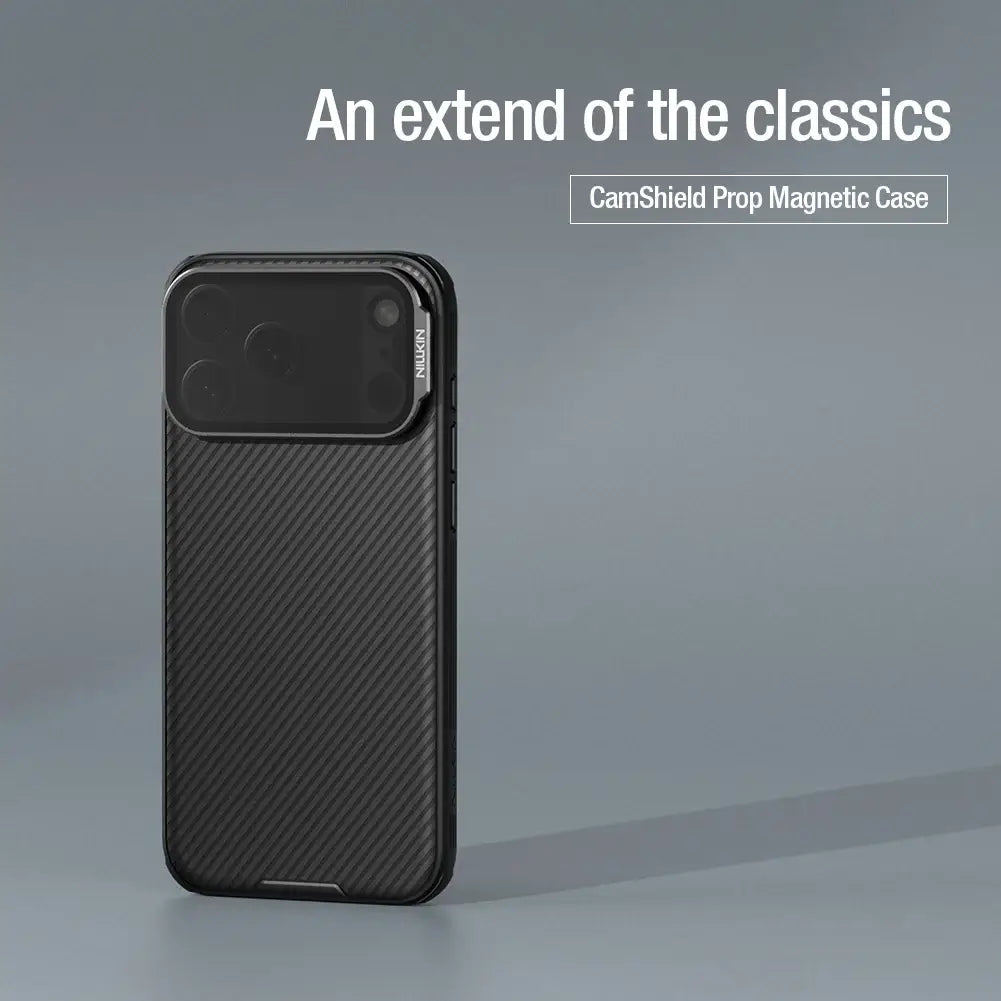 Nillkin For iPhone 17 Pro Max 17Pro Magnetic CamShield Prop Phone Case Camera Foldable Stand Back Cover