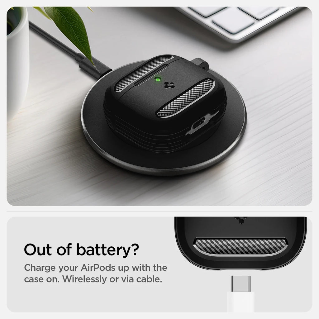 Spigen Rugged Armor Case for Apple AirPods 4