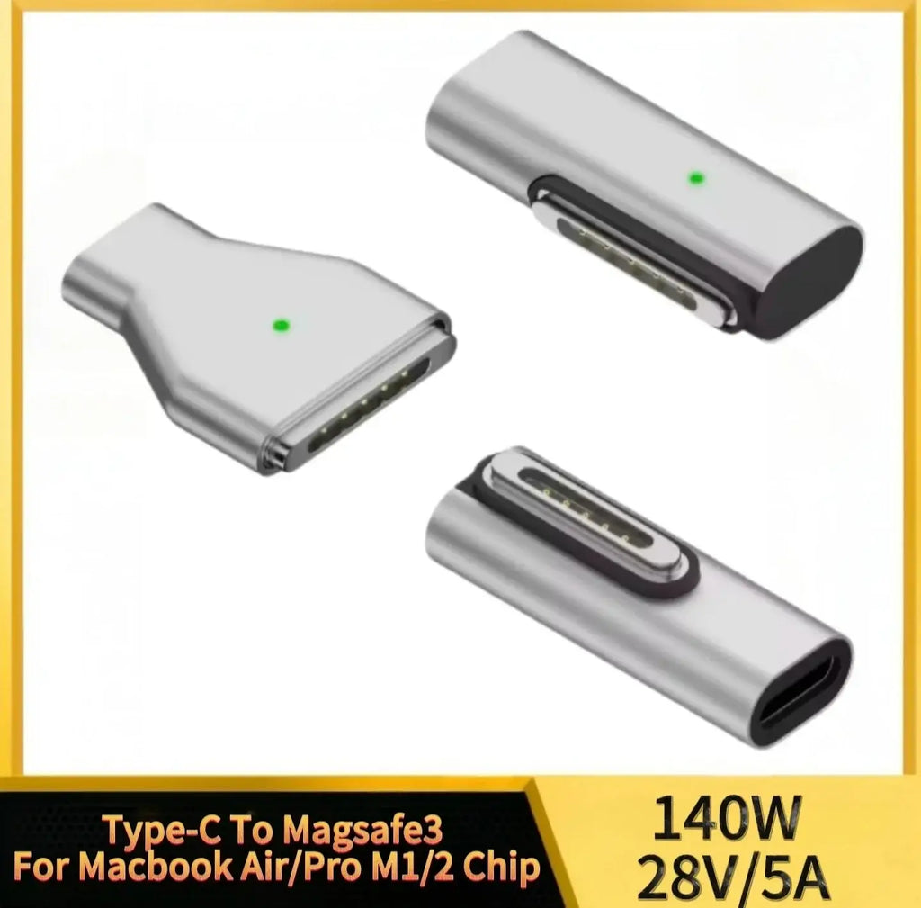 	type-c to magsafe 3 adapter 140w pd