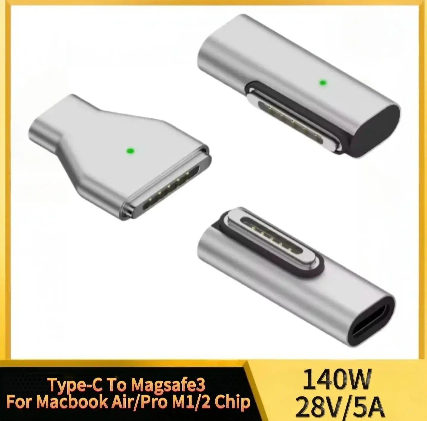 	type-c to magsafe 3 adapter 140w pd
