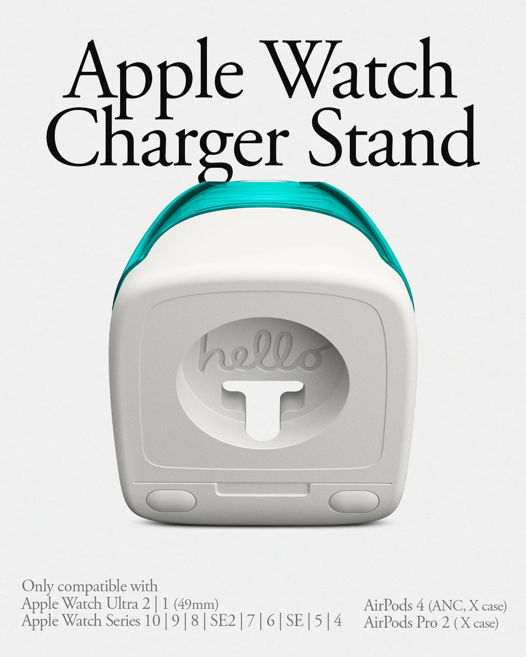 Spigen Classic C1 Charger Stand for Apple Watch All Series & Apple Watch Ultra 3/2/1 (Charger not included)