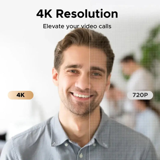 UGREEN 4K FHD Webcam 8MP Auto Focus with Dual Mics