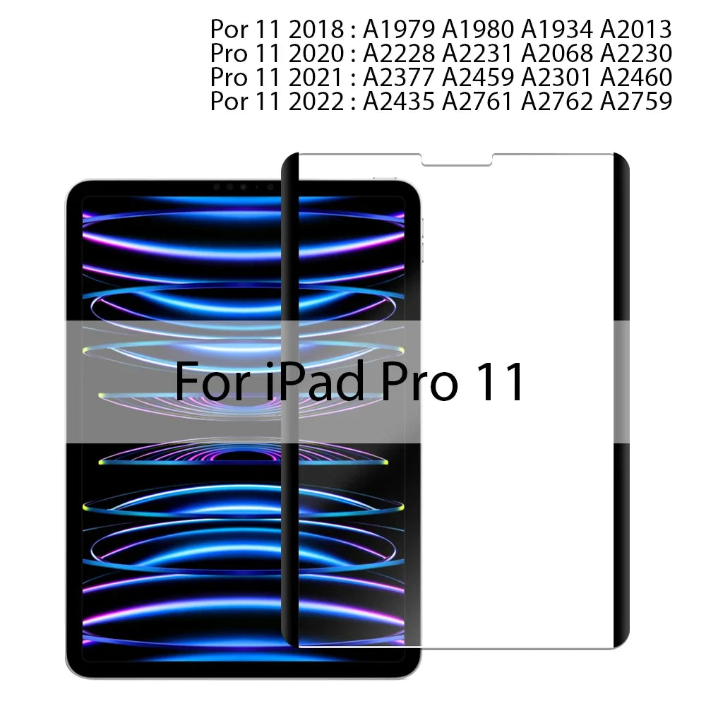 Magnetic Like Paper Film For Ipad Pro 13 M4 12.9 A16 10 9 10th 9th Generation Screen Protector Air 11 M3 M2 5 4 3 2 Mini 7 6 A17