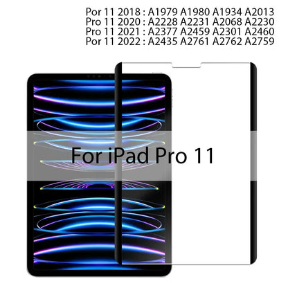 Magnetic Like Paper Film For Ipad Pro 13 M4 12.9 A16 10 9 10th 9th Generation Screen Protector Air 11 M3 M2 5 4 3 2 Mini 7 6 A17
