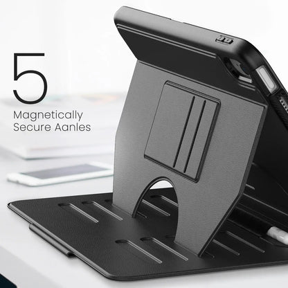 Rugged Smart Case For iPad 10.9 2022 10th 10.2 7th 8th 9th Pro 9.7 2017 2018 Air 2 Multi-angle Magnetic Stand Cover Shockproof
