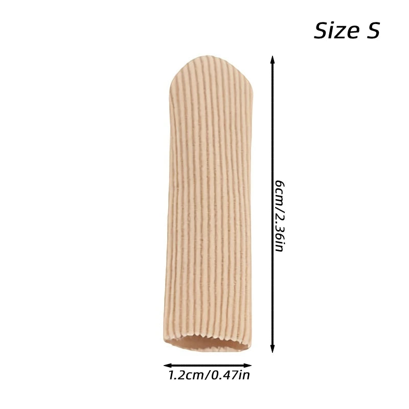 2Pieces Hallux Valgus Bunions Corns Foot Pain Relief Orthotics Fabric Silicone Toe Tube Cover Protector Finger Toes Separators