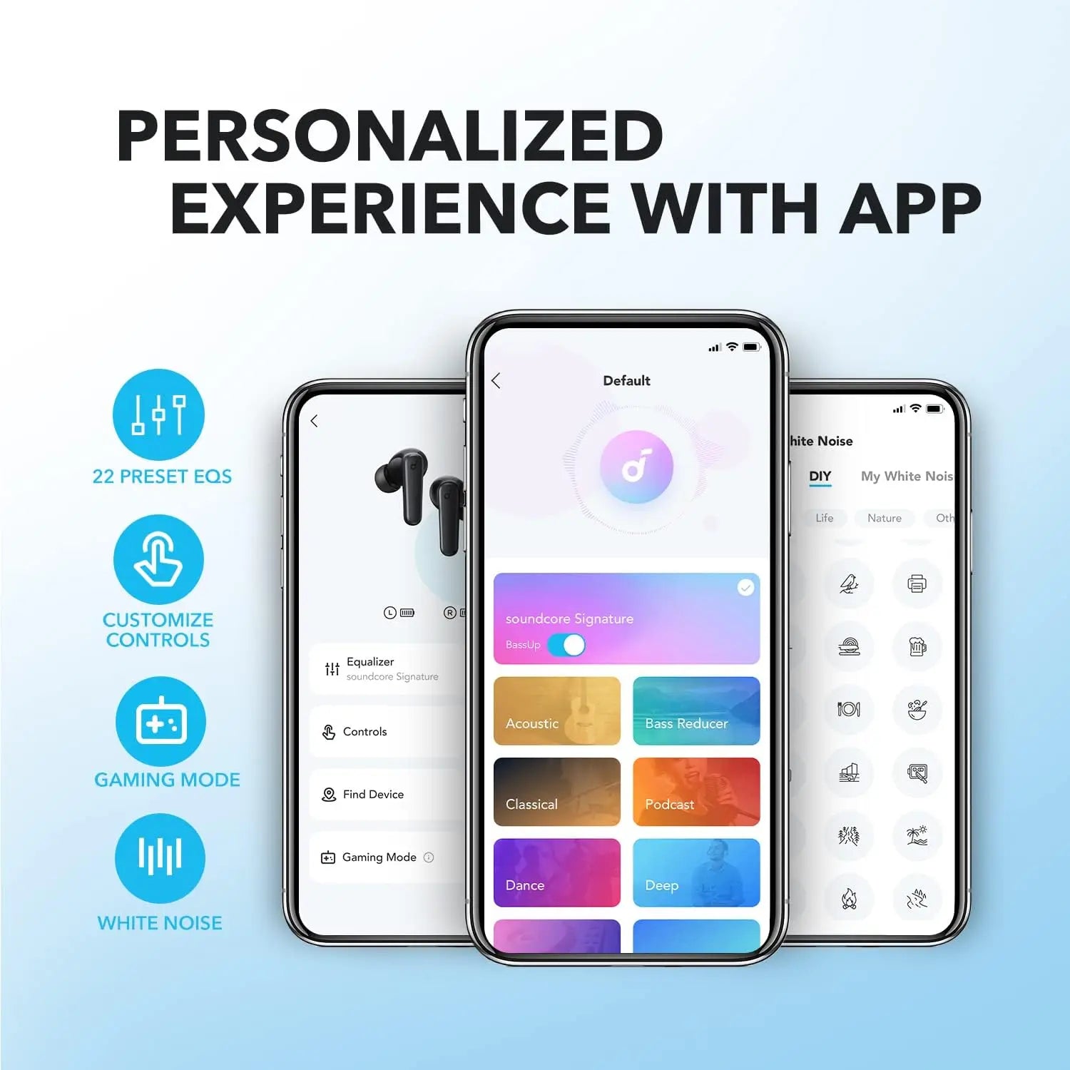 Soundcore by Anker P20i True Wireless Earbuds 10mm Drivers with Big Bass Bluetooth 5.3 30H Long Playtime Water-Resistant
