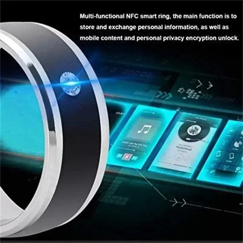 smart ring wearable technology waterproof unisex nfc