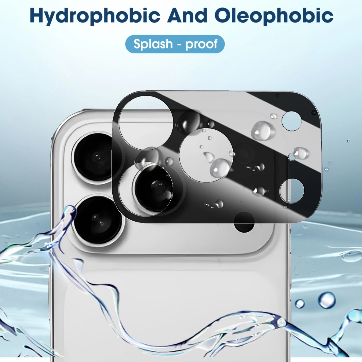 Tempered Glass Camera Protectors for IPhone 17 Series Anti-Scratch Ultra HD Lens Cover Films for IPhone 17 Air 17Pro ProMax