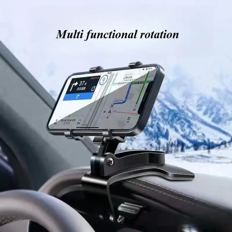 Universal Car Phone Holder Stand Dashboard Car Clip Mount GPS Display Bracket Car Mobile Phone Support For iPhone Samsung Xiaomi