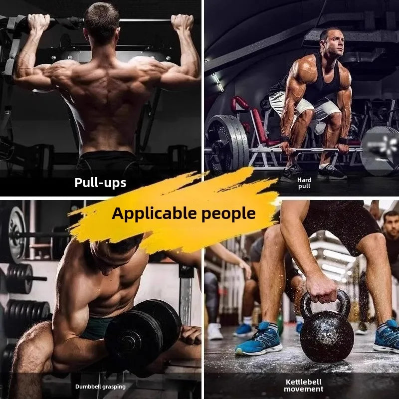 With Anti-lumbar Hook Auxiliary Fitness Bracer Pull-up Assist Gloves Pull Hanging Horizontal Bar Hard Off Hand Hook Grip