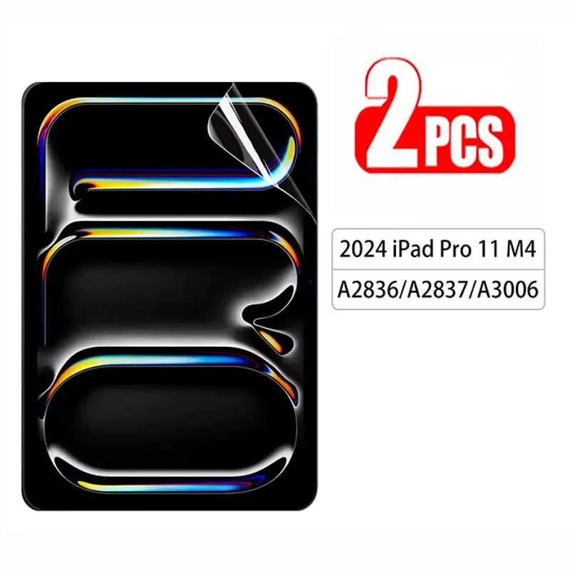 2PCs Matte PET Paper Feel Film For Apple iPad Pro 11 M4 2024 Screen Protector Writing and Painting Film For iPad Pro 13 M4 2024