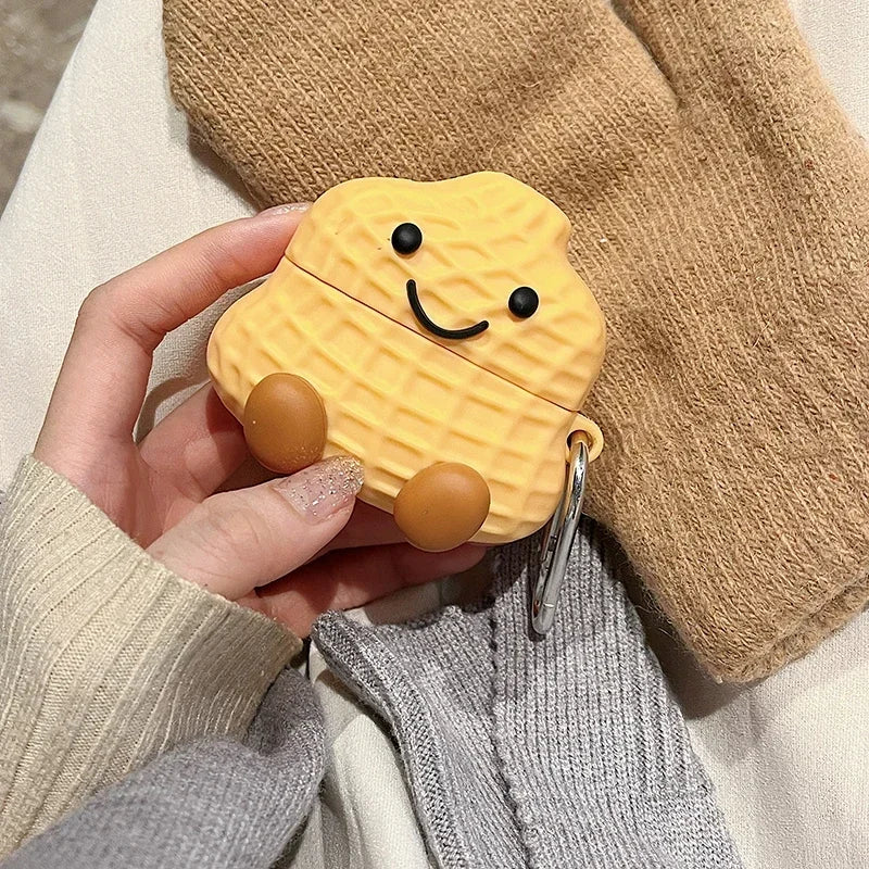 Peanut Cartoon Case for Apple AirPods 2 3 Generation Cover for AirPods Pro 2nd Gen for Air Pods 3rd Protective Shell