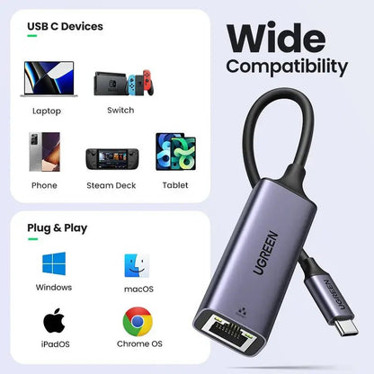 UGREEN USB-C Ethernet Adapter