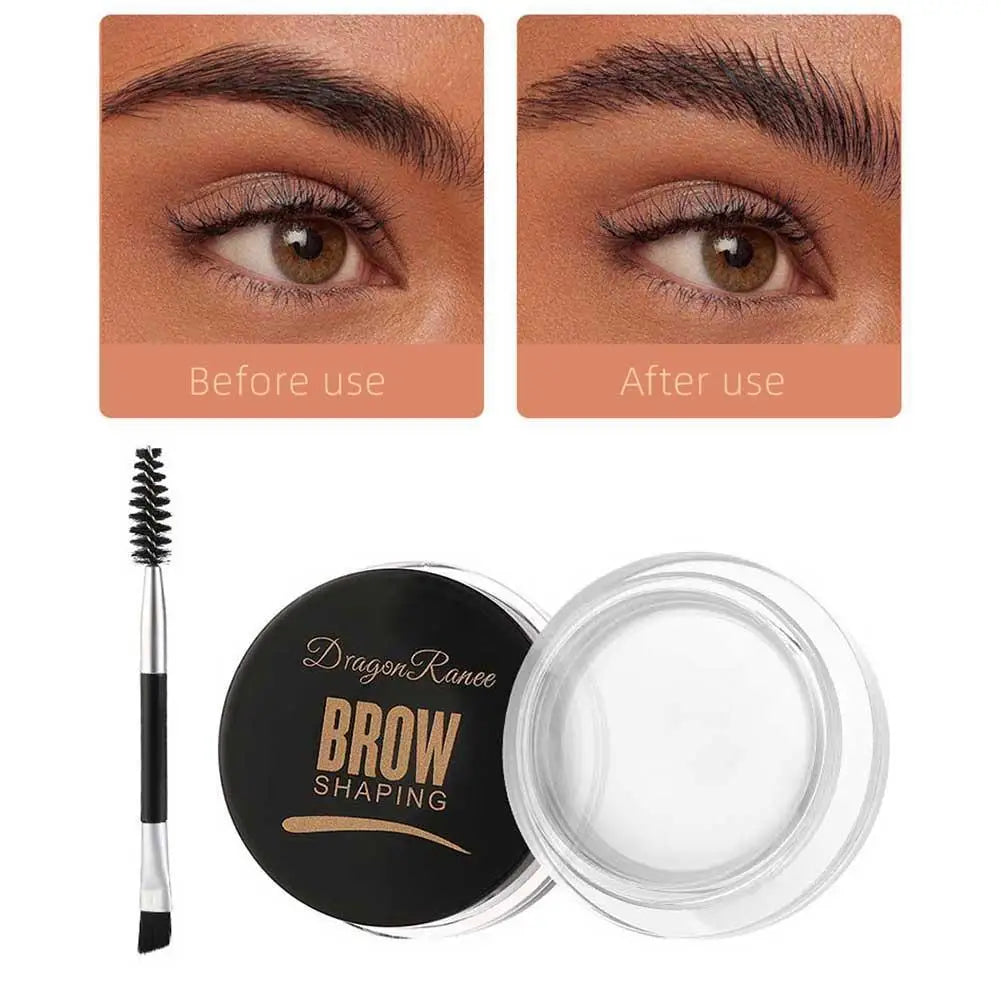 Eyebrow Styling Glue Pomade Eyebrow Styling Soap Brows Gel Wax Fixer With Brush For Women Eyebrow Cosmetics Make Up Eyebrow Gel