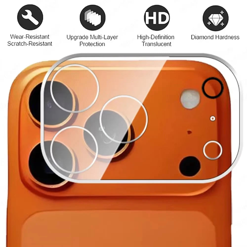 New Style Camera Protector For IPhone 17 Series HD Camera Protector 3D Lens Case For 17 Air 9H Back Lens Glass Film Cover Cap