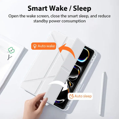Case For iPad A16 2025 10 9 9th 10th Generation Pro 13 11th M4 12.9 Funda Air 11 5 4 M3 M2 Mini 7 6 A17 2024 8 HD Acrylic Cover