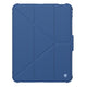 NILLKIN for Apple IPad Pro 11 2024 Bumper Flip Leather Case Slide Camera Cover with Stand Back Shockproof Hard PC+PU Protector