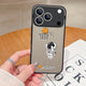 Coque de téléphone mignonne d'astronaute pour iPhone 17 Air 16 15 14 13 12 Pro Max 16 17 Pro 16e 11 Antichoc Bord Souple Mat Étui Rigide Funda