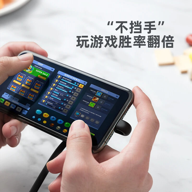 ANKER USB-A Lightning Cable MFi Certified Power Delivery  180 Degree PowerLine Play with Lightning Game Elbow Cable for Game