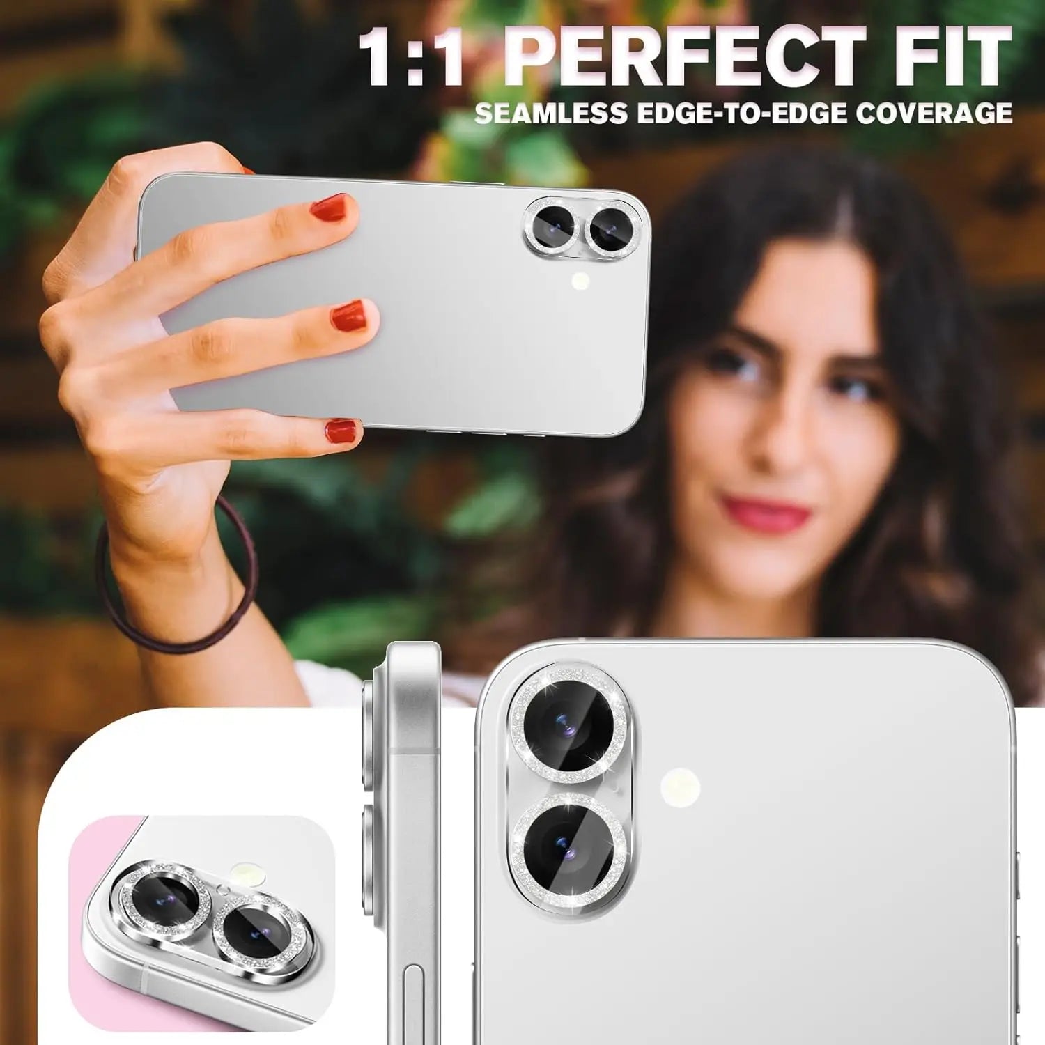 17Air Shining Camera Protectors Shatterproof Tempered Glass Lens Cover for IPhone 17/17 Pro/17 ProMax/17 Air HD Camera Films