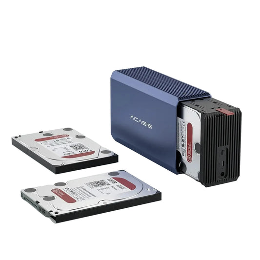 Acasis 48TB Dual-Bay External Hard Drive Enclosure