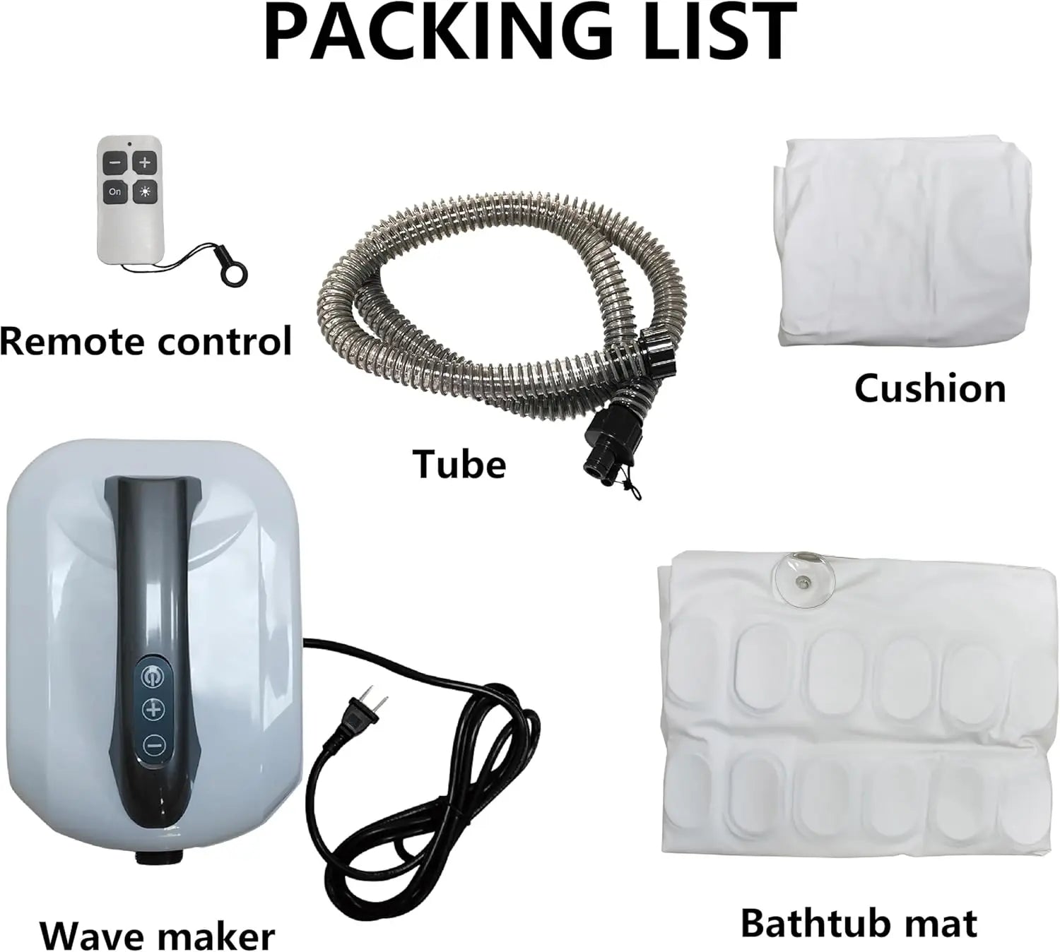 Electric Bathtub Bubble Massage Mat in Use