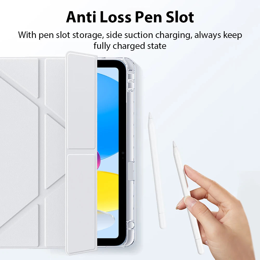 Case For iPad A16 2025 10 9 9th 10th Generation Pro 13 11th M4 12.9 Funda Air 11 5 4 M3 M2 Mini 7 6 A17 2024 8 HD Acrylic Cover