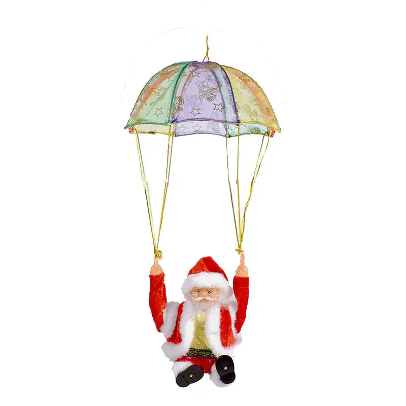 Santa Claus Climbing Toy - Festive Holiday Decor with parachute design for Christmas decoration