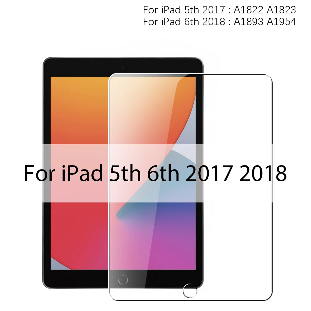 Tempered Glass For Ipad A16 M3 2025 10th Generation Screen Protector For Ipad Air 13 11 M4 Pro 12.9 Air 5 4 3 Mini 6 7 10.2 Film