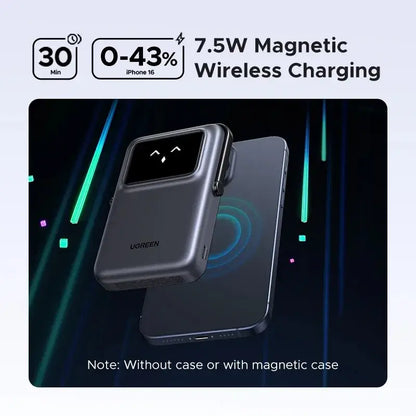 UGREEN 5000mAh 20W Magnetic Wireless Power Bank