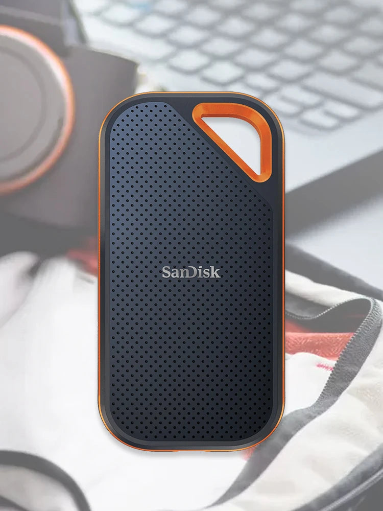 Read & Write 2000MB/s SanDisk E81 Extreme PRO Portable SSD NVMe 4T 2T 1T USB3.2 Gen2X2 Drop protection IP55 For Laptops/Desktops