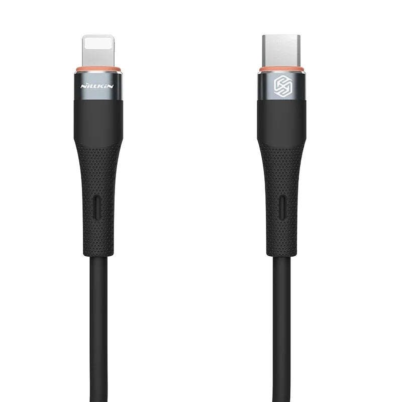 NILLKIN Liquid Silicone Cable Type C To Lightning Cable 2.4A For iPhone 12 14 14 Pro Max Fast Charging For iPhone USB C Cable