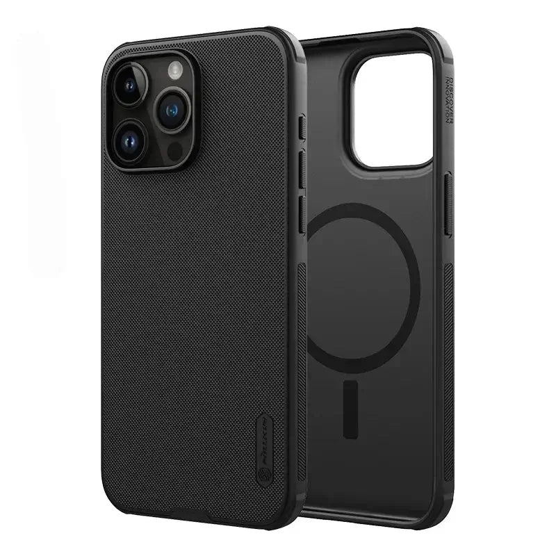 Coque Nillkin pour iPhone 16 Pro Max 16 Plus Super Frosted Shield Anti-empreintes digitales Coque magnétique Rigide PC Matte Arrière