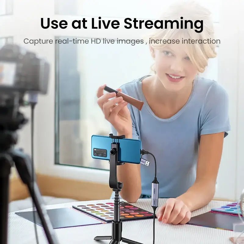 UGREEN Video Capture Card 4K HDMI front view Techs Park