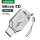 UGREEN USB-C Card Reader — Micro SD/TF OTG, USB3.0