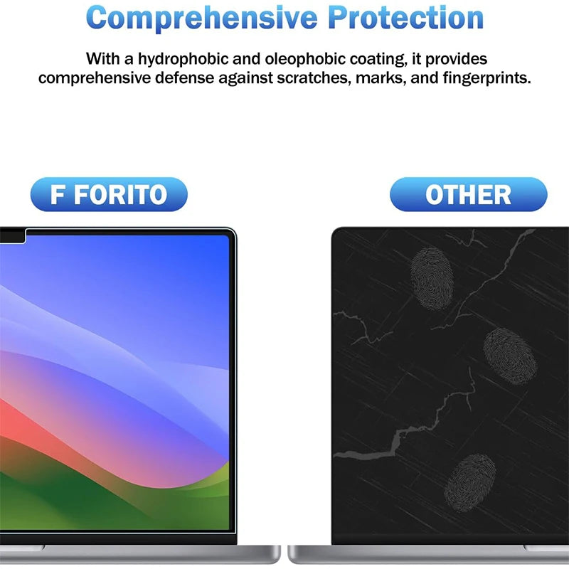 9H Tempered Glass Screen Protector For Apple MacBook Air 15.3 Inch 2023 Model A2941 Anti Scratch HD Clear Protective Film