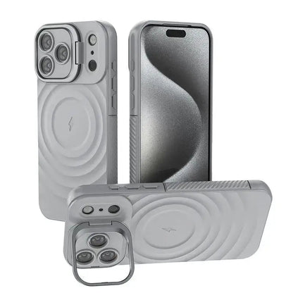Applicable iphone 17 16 pro case Phone 15 Magnetic Wave Protective