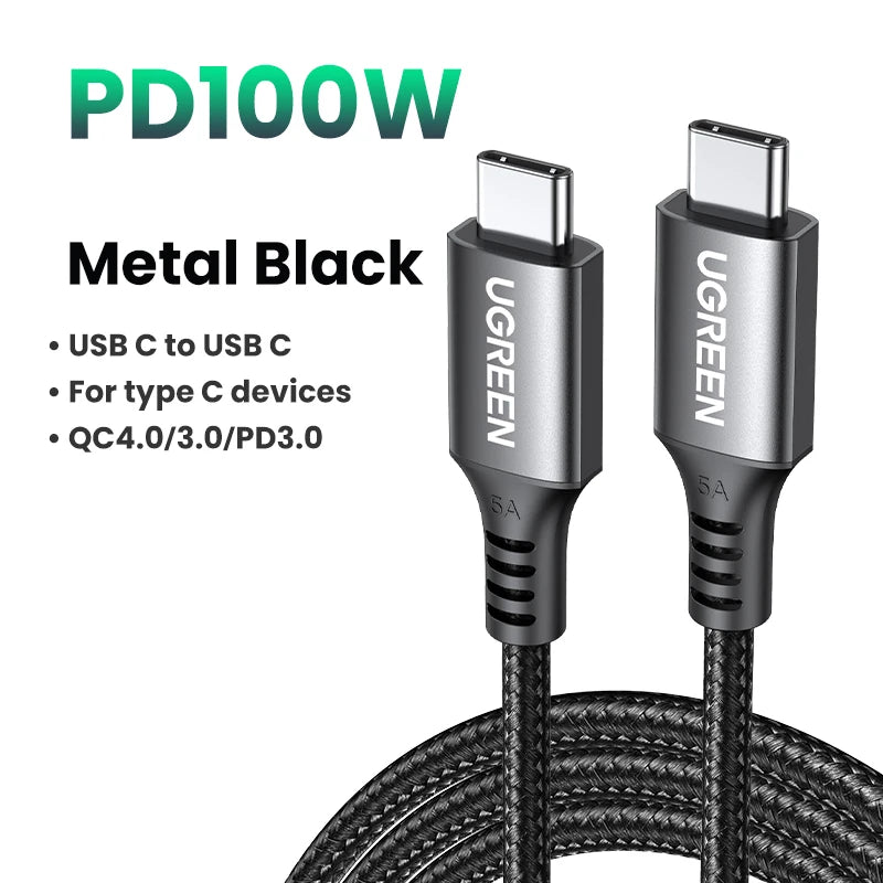 UGREEN USB C Cable 100W Type C to Type C 
