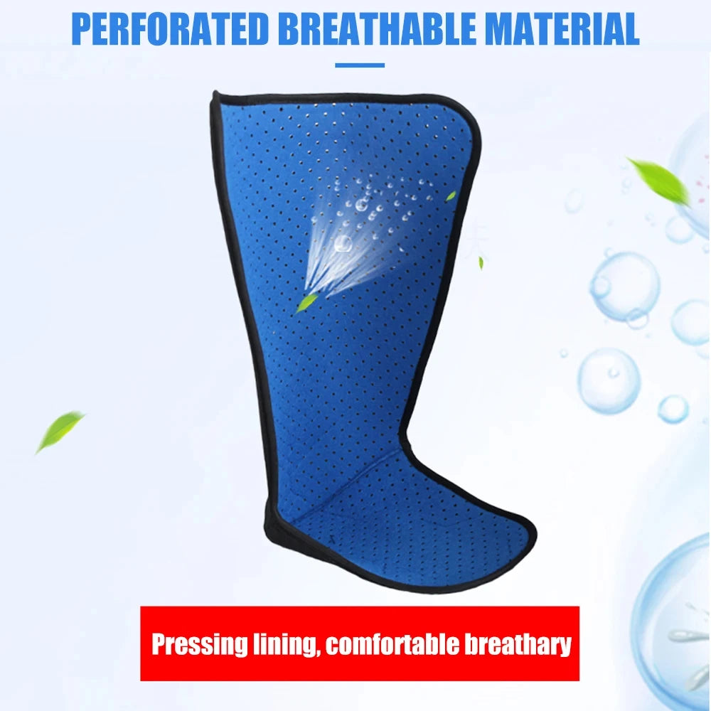 Adjustable Ankle Foot Drop Brace, Universal Fit Orthosis for Achilles Tendon & Ankle Support, Lightweight Design, Size M/L