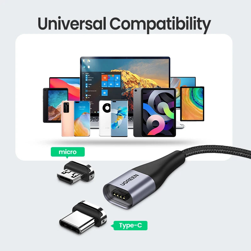 UGREEN Magnetic USB Charging Cable
