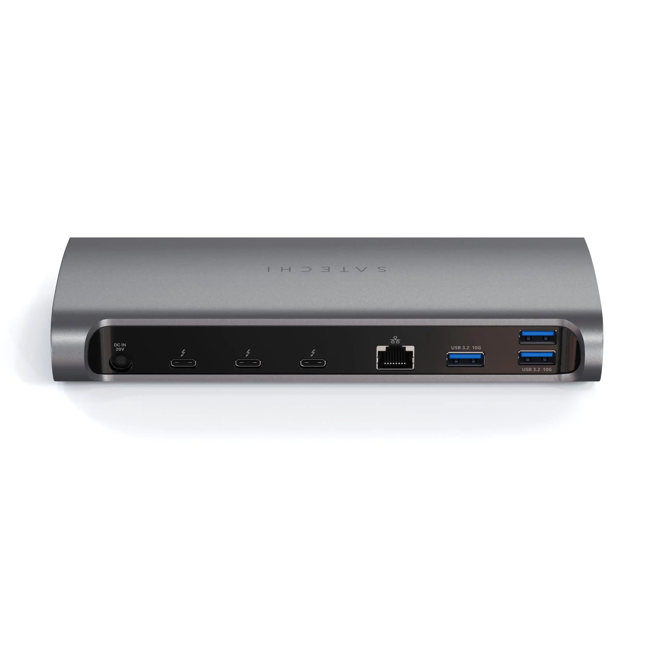 Satechi Thunderbolt 4 Docking Station 12-in-1 Thunderbolt 4 USB C Hub – 4 Downstream Ports 96W PD 3 USB-A 3.2 Ports USB-A 2.0 Port SD Card Reader GbE Audio Jack - for M2 & M1 MacBook