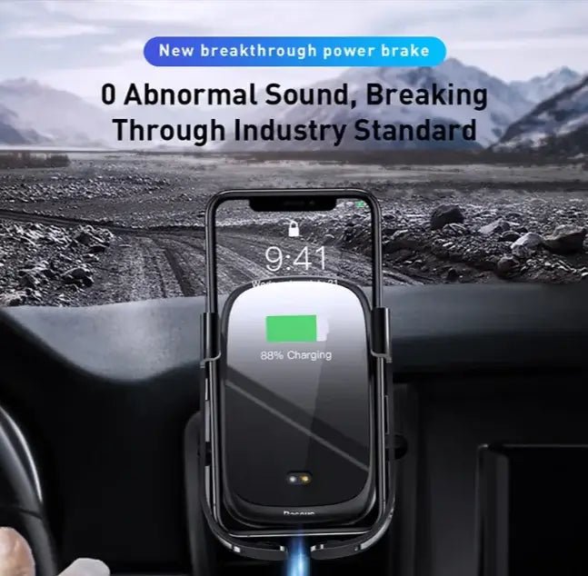 Baseus wireless charging car mount  with Infrared Sensor