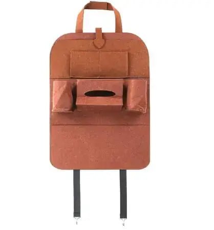 Colourful Chair Back Storage Bag – Multi-Pocket Car Seat Organizer 