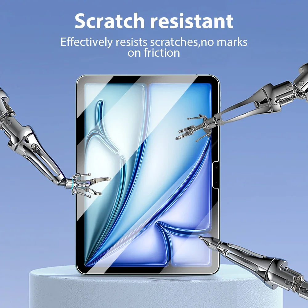 Tempered Glass Screen Protector For iPad Air 13 11 5 4 M3 M2 2025 A16 11th 10th Gen For iPad Pro 12.9 M4 9th 10.2 Mini 6 7 Film