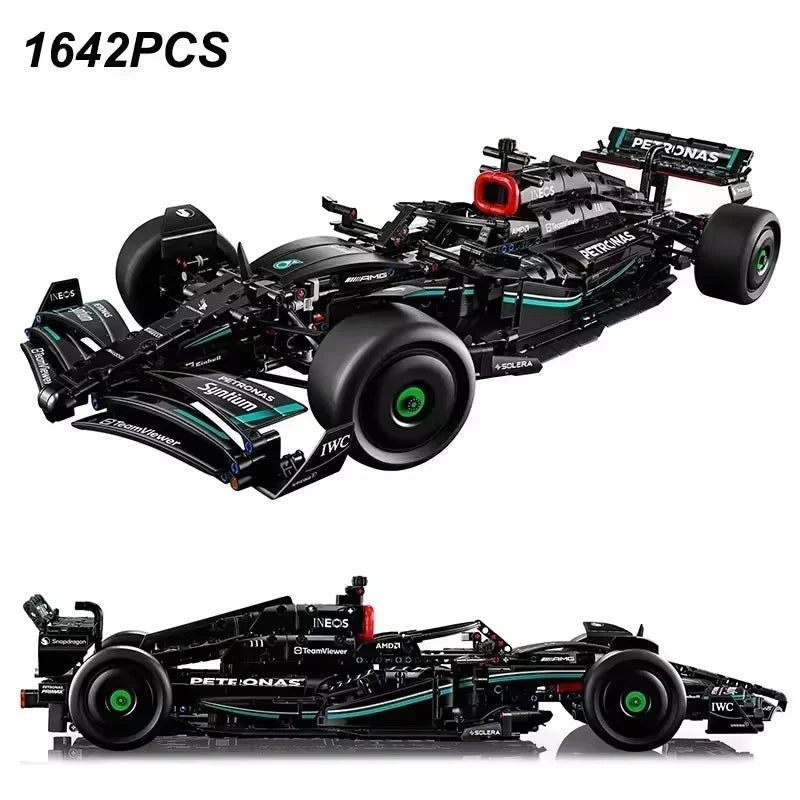 1642PCS F1 W14 Speed Car Building Blocks Kit | Technic Model Compatible 42171 | DIY Engineering Toys for Adults & Teens Gift