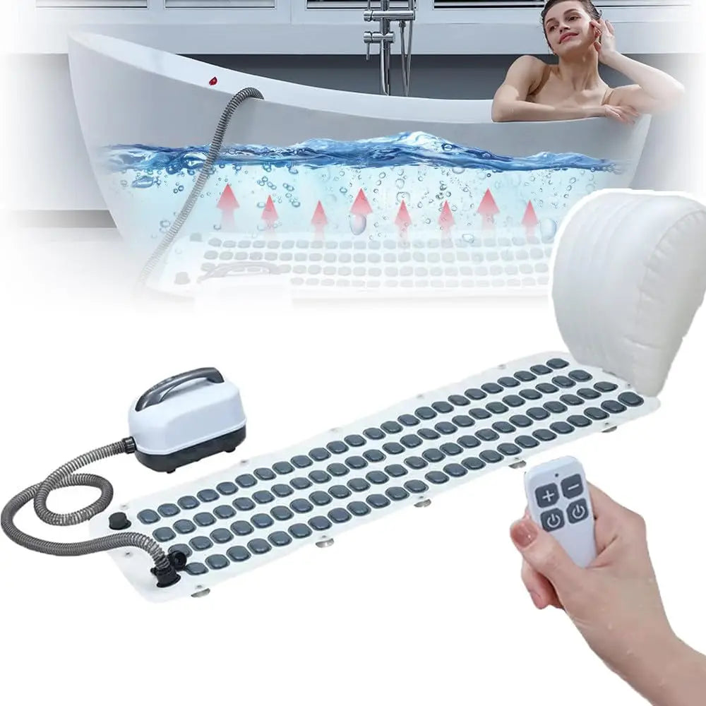 Electric Bathtub Bubble Massage Remote Control